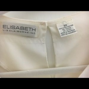 Off white silk like blouse